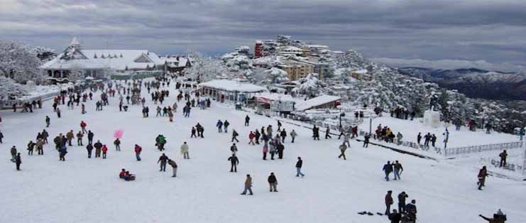 "Snowfall On Shimla Ridge"